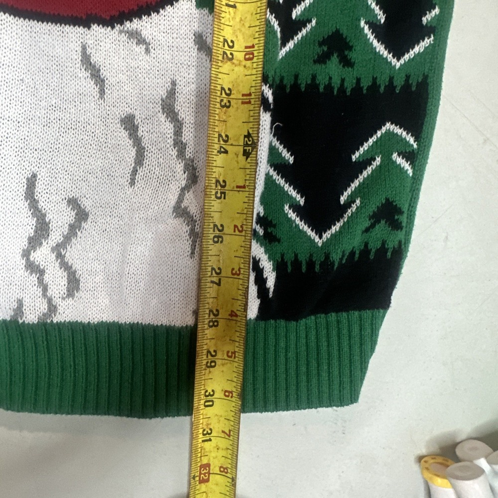 Ugly Christmas Sweater "Fa La La Llama" Llama in Hat Size XL - Picture 7 of 8